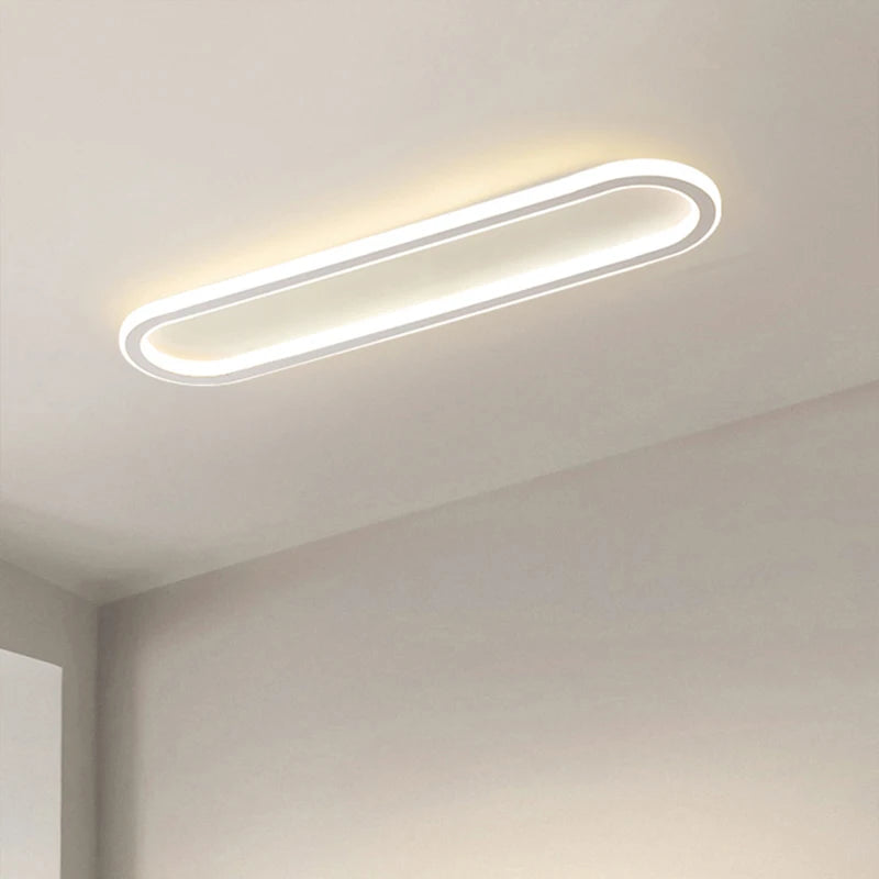 lustre moderne avec bande led robuste pour éclairage intérieur