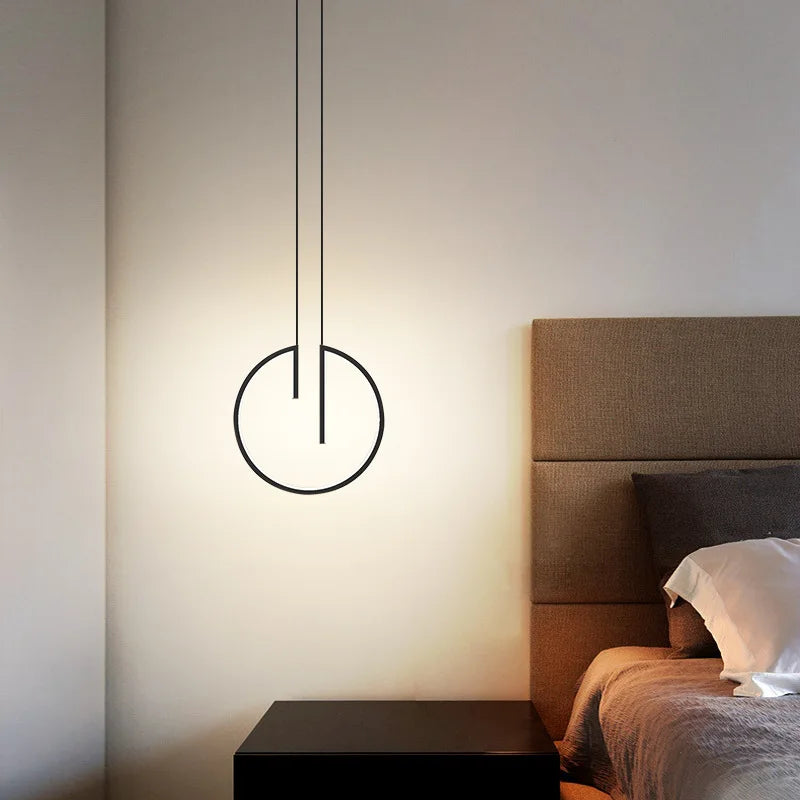 lampe led suspendue design nordique minimaliste décorative idéale