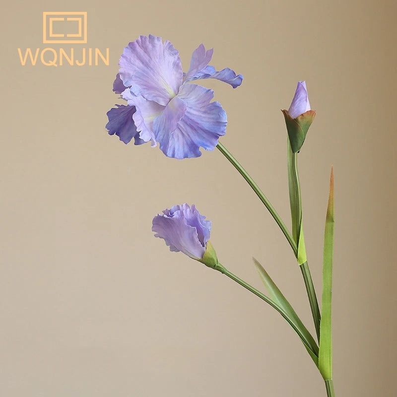 branche de fleur d'iris artificielle pour décoration de mariage et fêtes