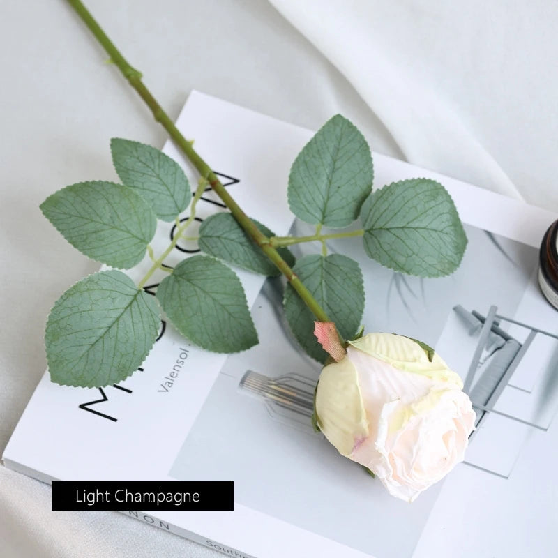 fleur de rose artificielle pour décoration de mariage et table