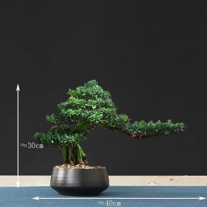 faux arbre bonsaï pour décoration intérieure et aménagement paysager