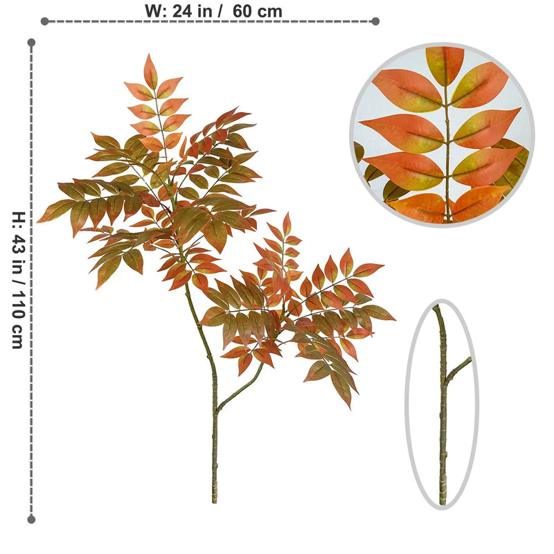 plantes artificielles grandes fausses branches pour décoration intérieure extérieure