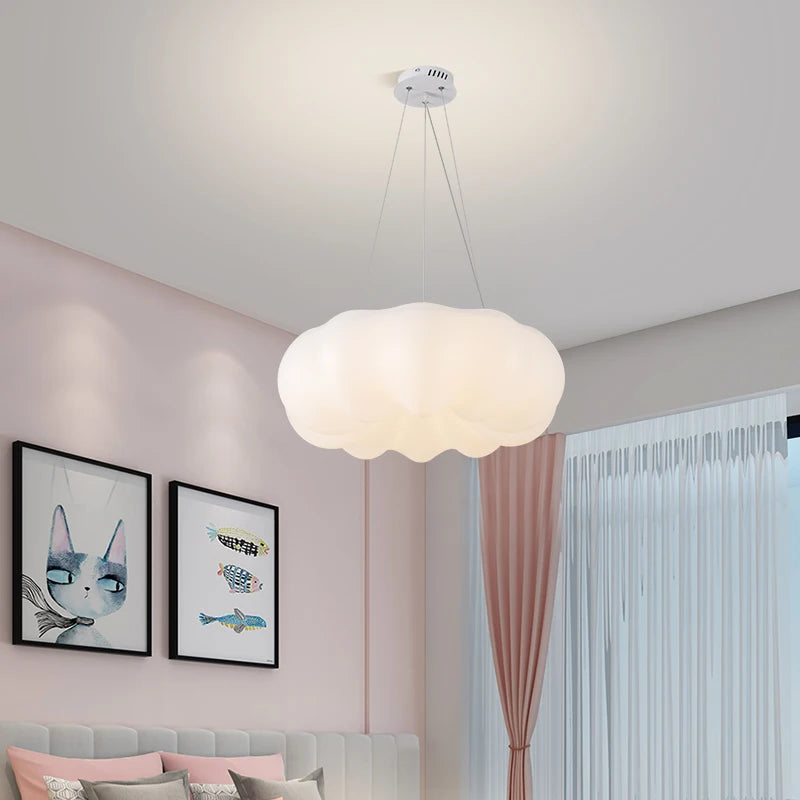 lustre moderne en forme de nuage pour décoration intérieure