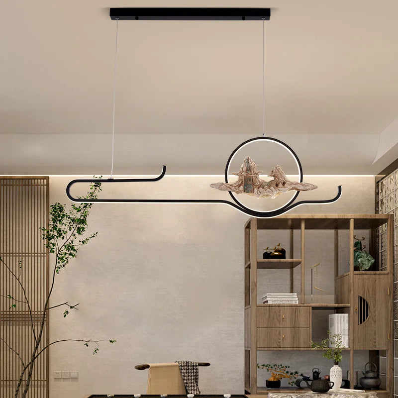 suspension de style chinois pour ambiance zen et moderne