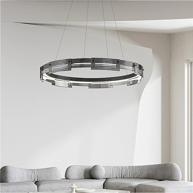 suspension à led design moderne pour intérieur élégant