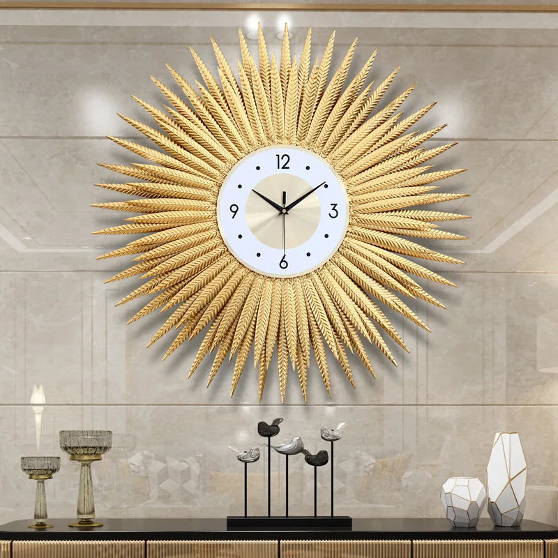 horloge murale moderne design quartz décoration intérieure élégante