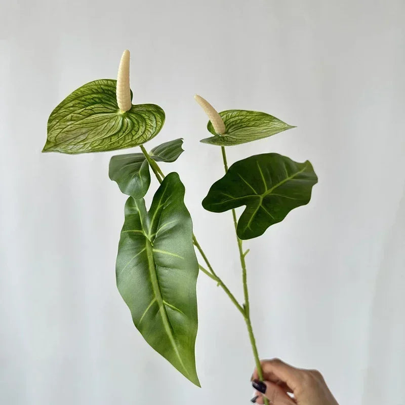 fleurs artificielles anthurium pour décoration de fête et vacances