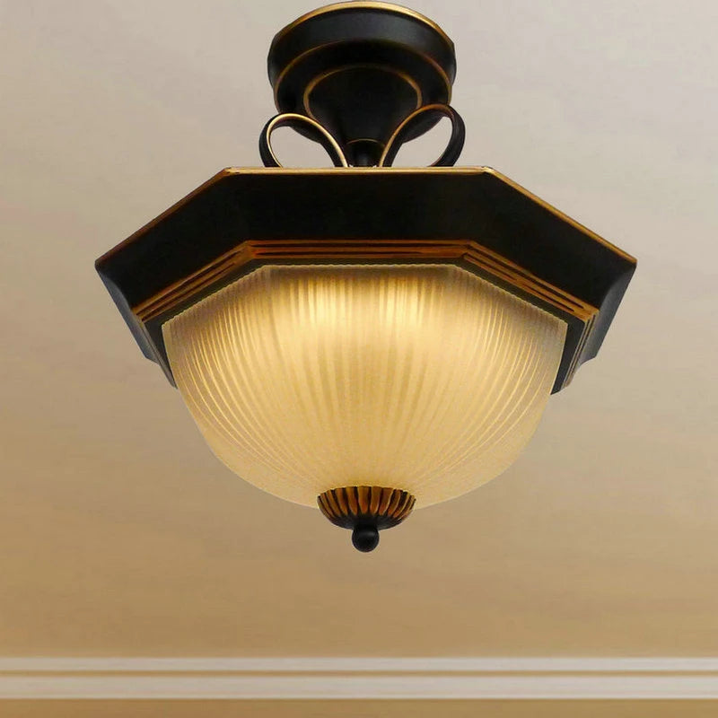 plafonnier led vintage rétro style classique design lumineux