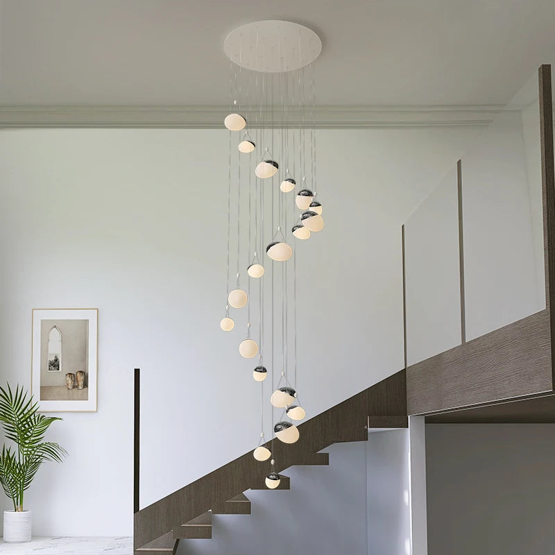 lustre moderne nordique minimaliste pour villa duplex loft