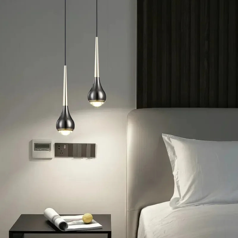 Lamp Minimalist Design Modern Pendant Light, LED Pendant Lighting For Bedroom Living Room Bathroom, Restaurant Single Hanging