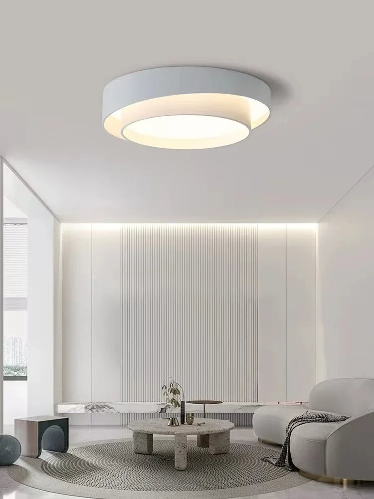 plafonnier led rond moderne minimaliste pour décoration intérieure