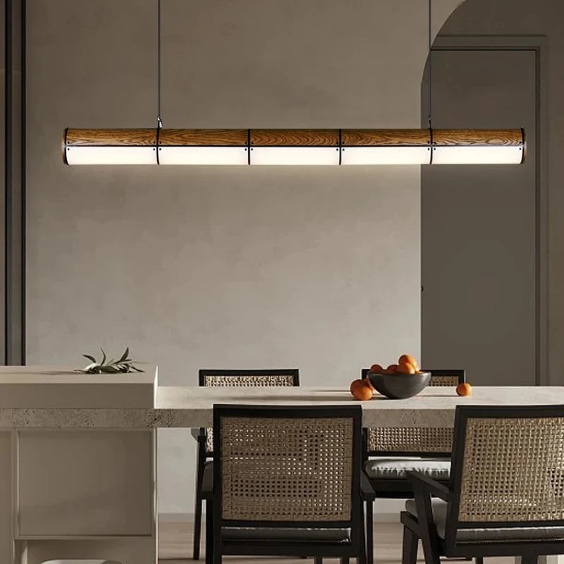 lustre design japonais créatif pour éclairage minimaliste nordique