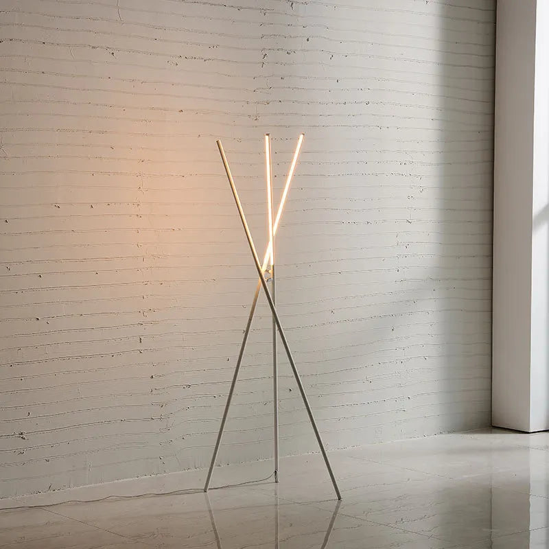 Lampadaire LED minimaliste et créatif en aluminium