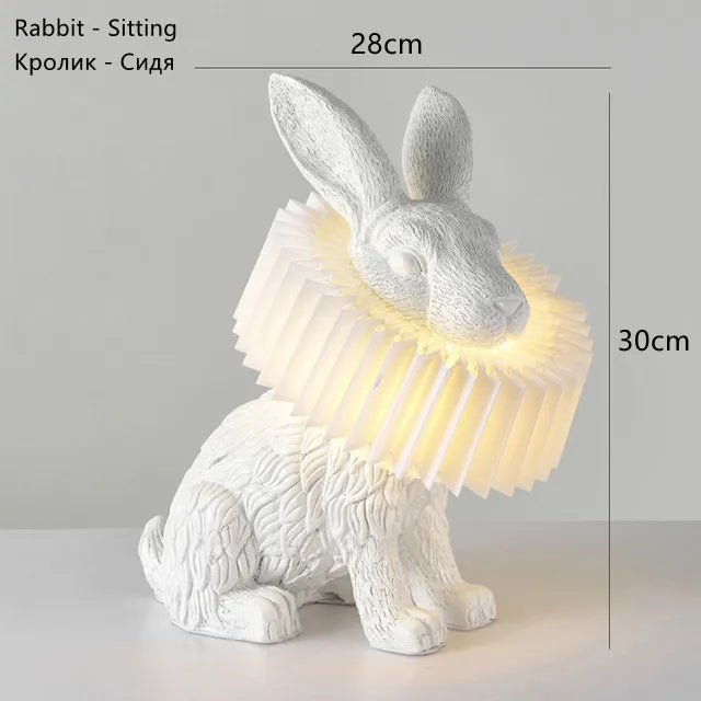 lampe de table lapin adorable pour décoration enfant