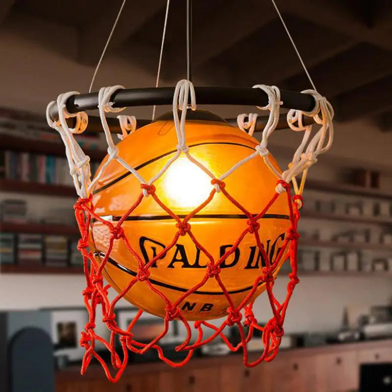 suspension style industriel américain basket-ball football bar café