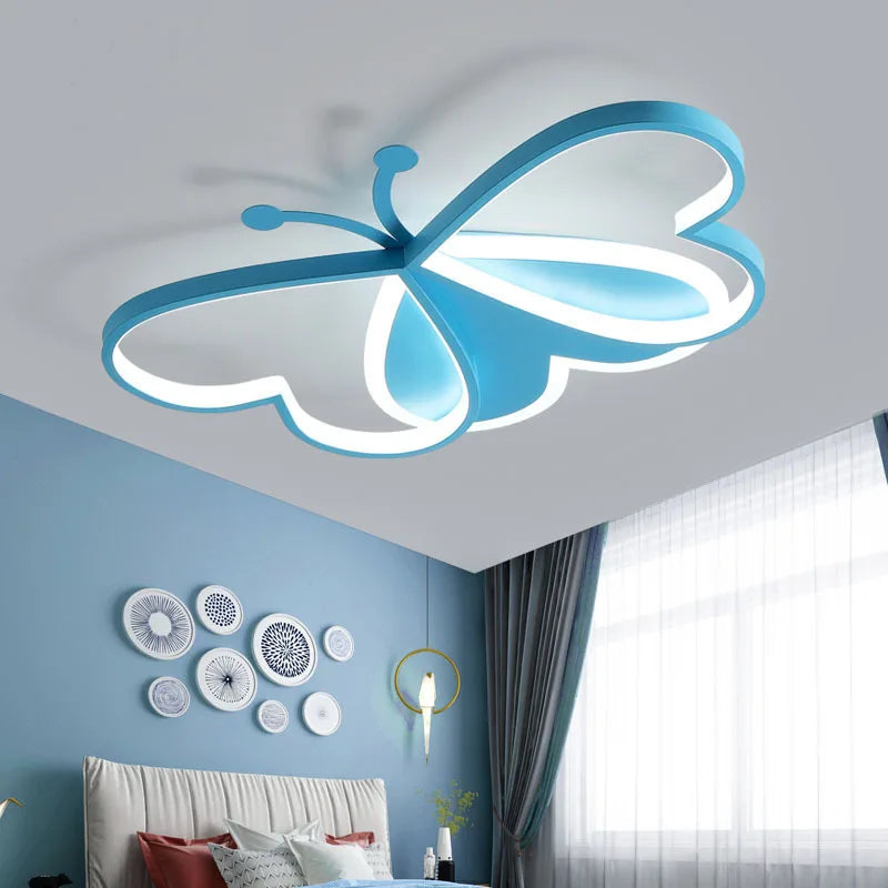 lustre winfordo led 	 papillon à intensité réglable pour enfants