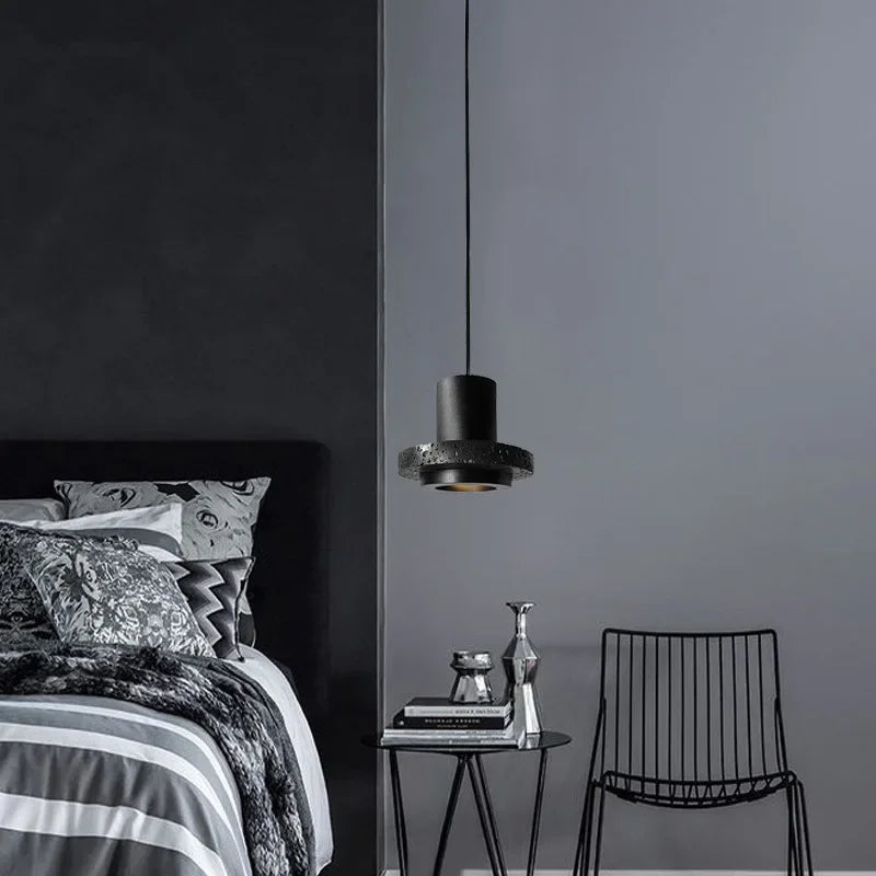 lustre haut de gamme en pierre design créatif industriel