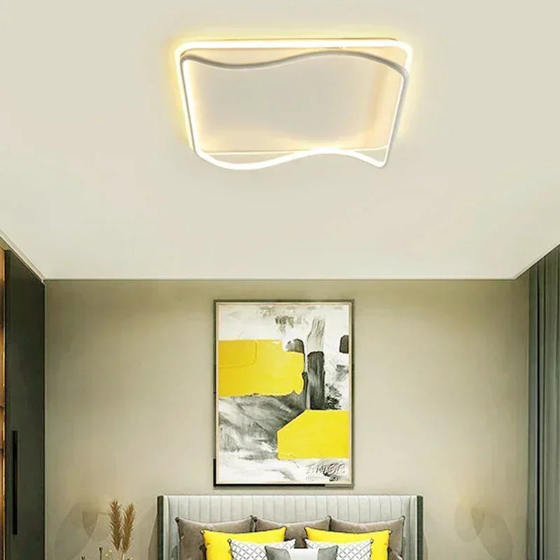 lustre moderne à leds pour décoration intérieure élégante