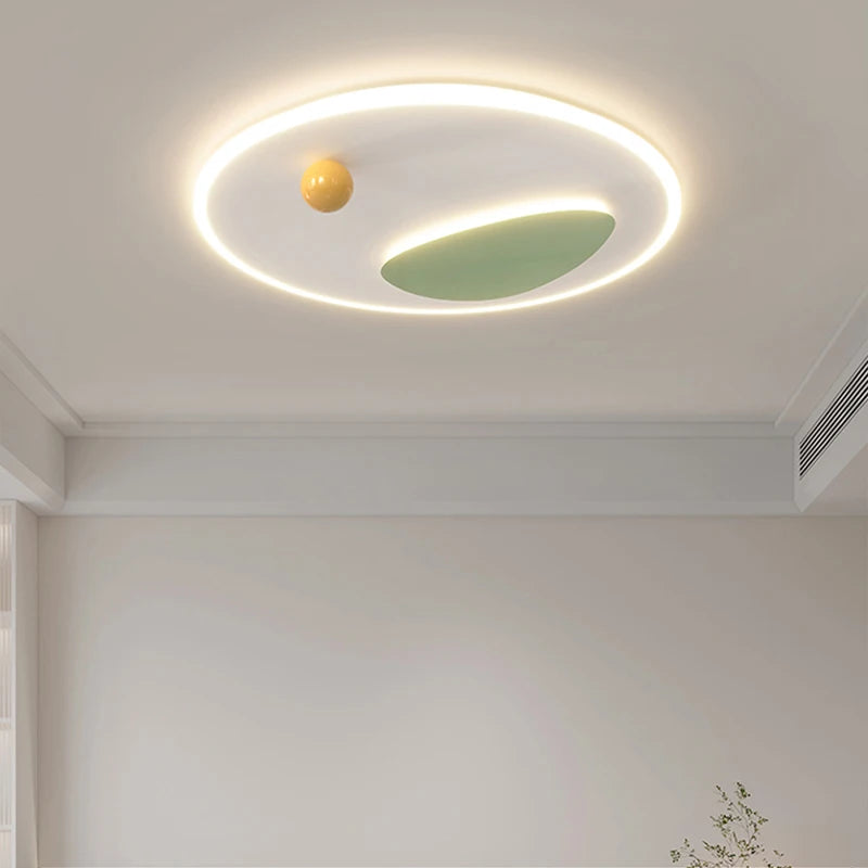 plafonnier led moderne rond carré pour intérieur