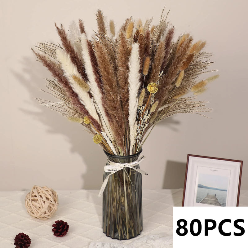 bouquet dherbe de pampa naturelle pour décoration et cadeaux