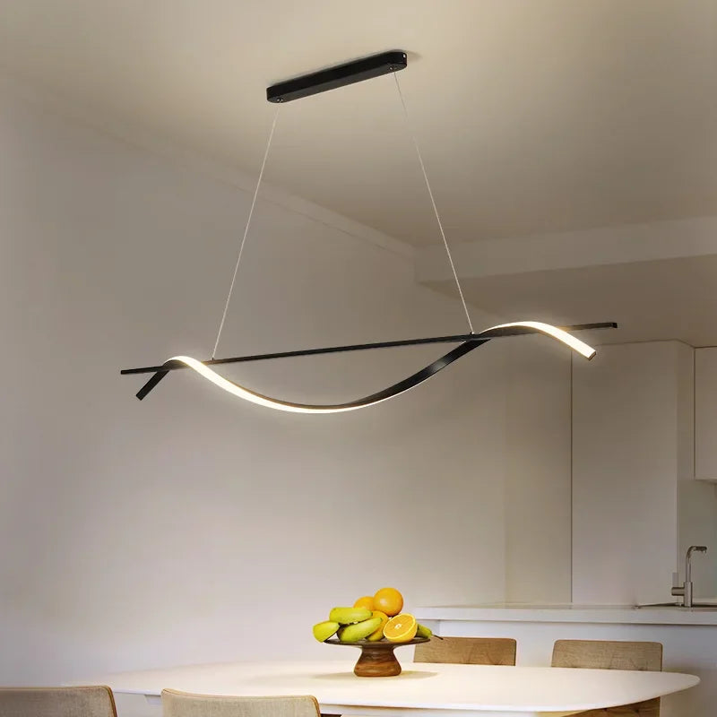 suspension à led moderne pour décoration intérieure élégante