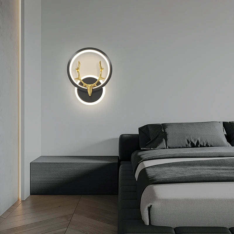 applique murale led design nordique moderne pour décoration intérieure