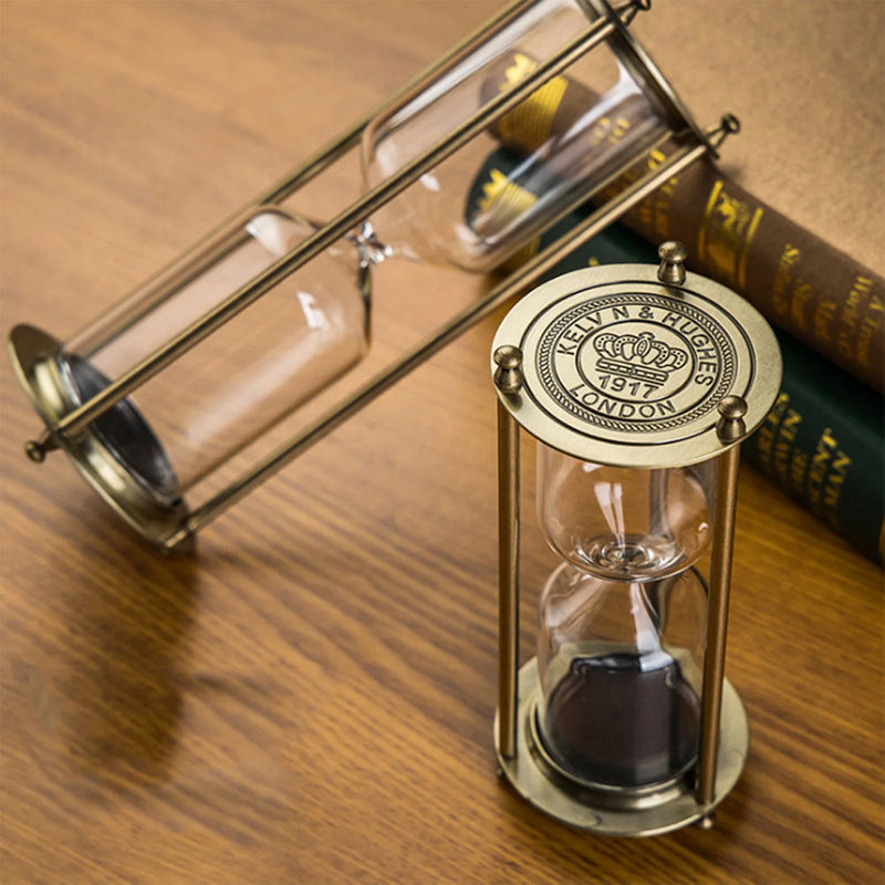 horloge de sable en verre pour décoration et cadeaux