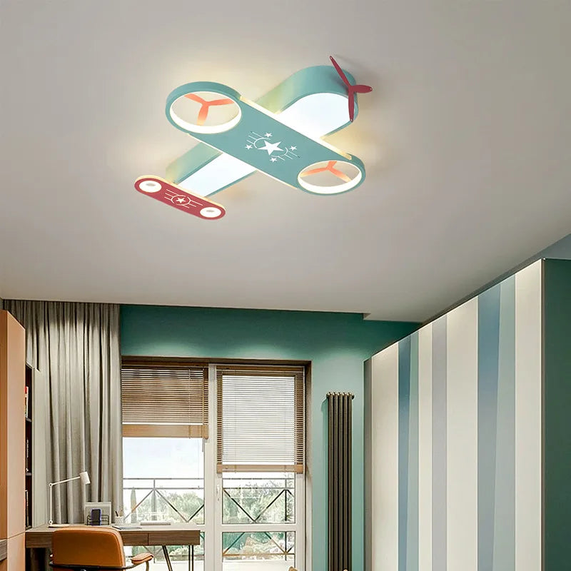 lustre moderne led en forme d'avion pour éclairage intérieur