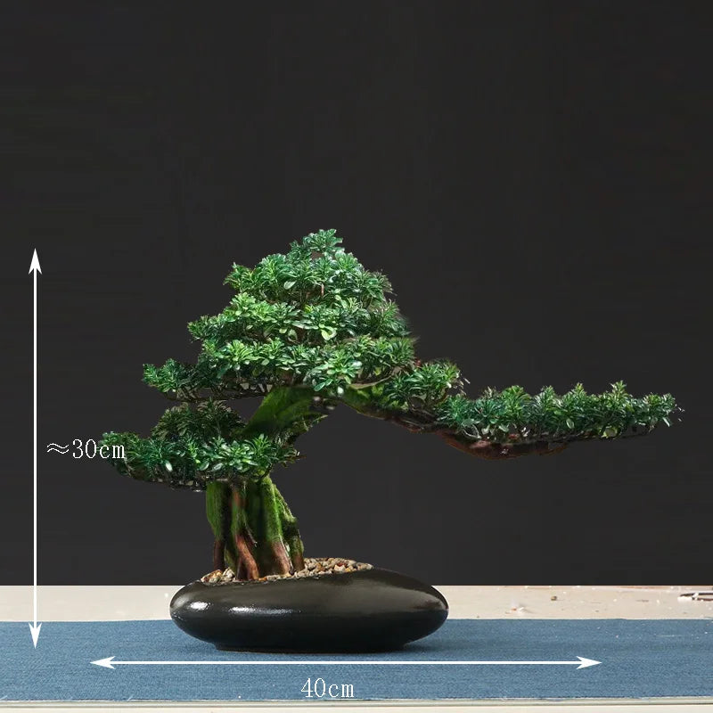 faux arbre bonsaï pour décoration intérieure et aménagement paysager