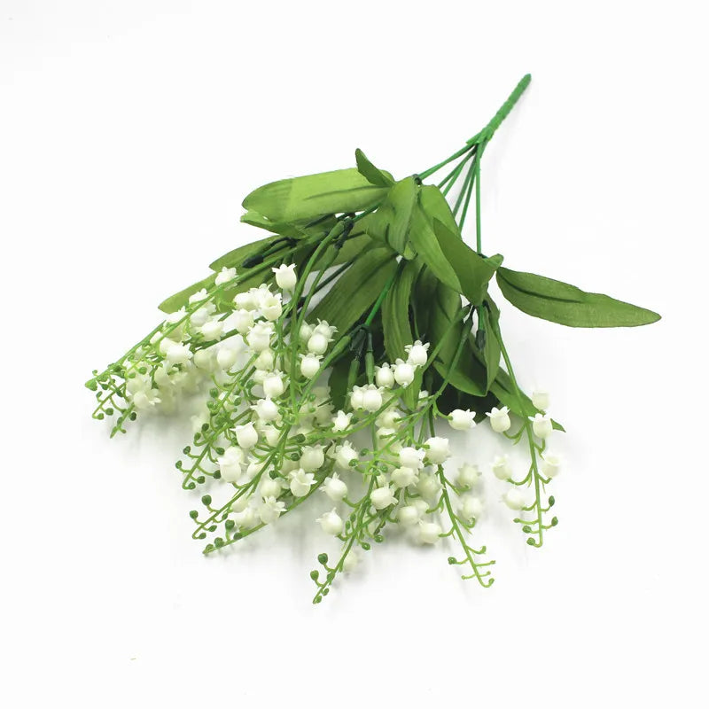 fleurs artificielles muguet bouquet de mariage décoration de fête