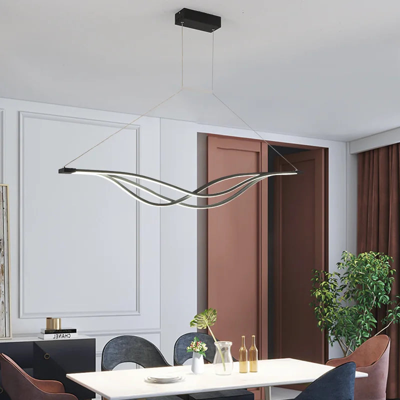 lustre moderne led décoratif pour restaurants et espaces intérieurs