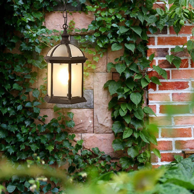 suspension étanche pour extérieur jardin balcon allée