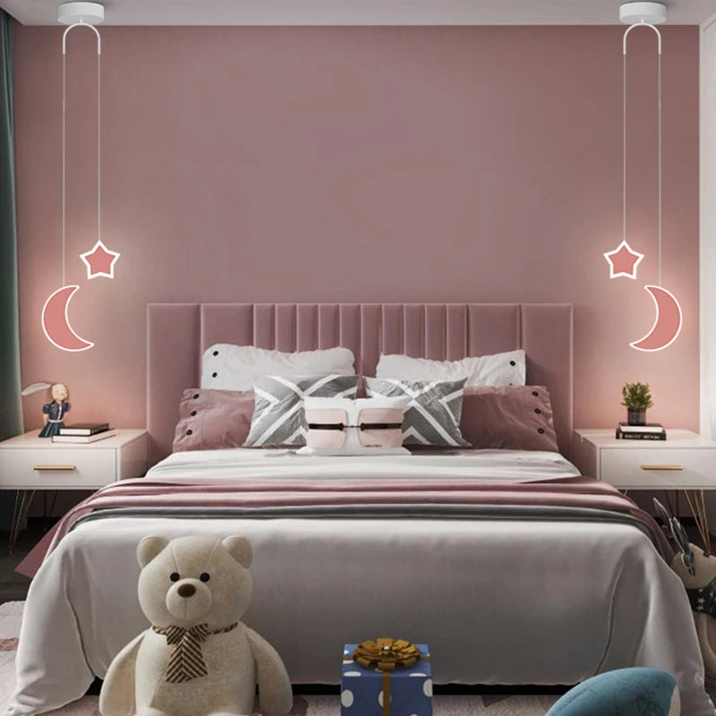 suspension led design dessin animé pour chambre d'enfant