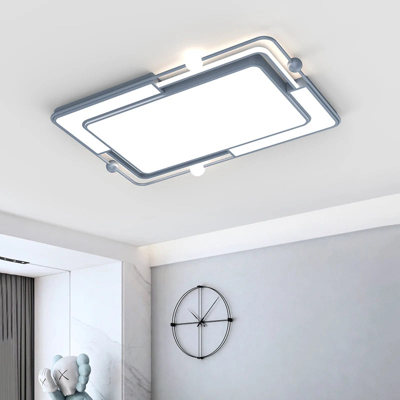 plafonnier led encastré carré moderne simple créatif