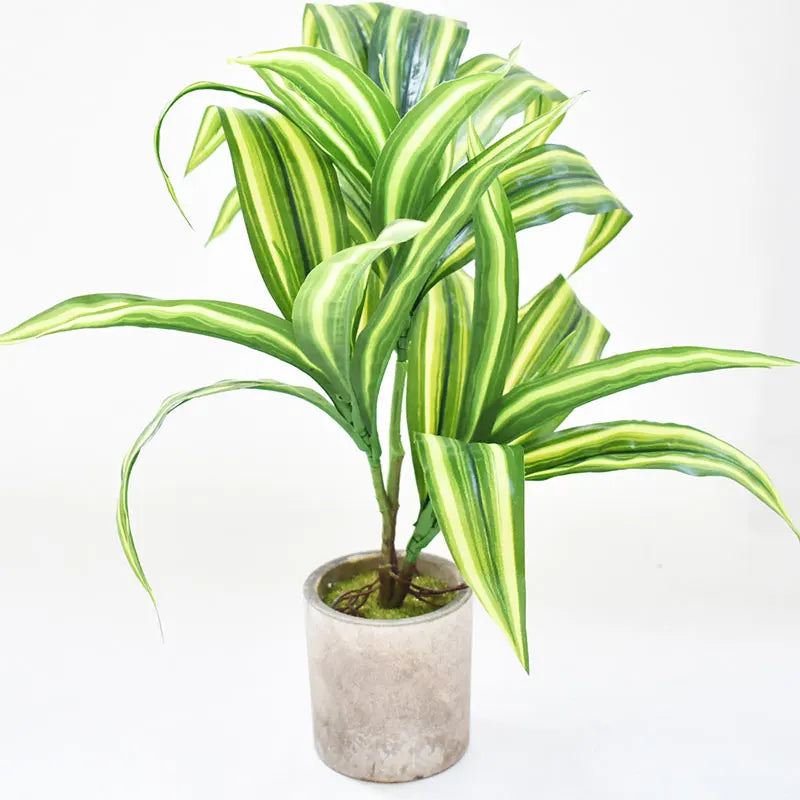 plante artificielle dracaena à trois fourches pour décoration intérieure