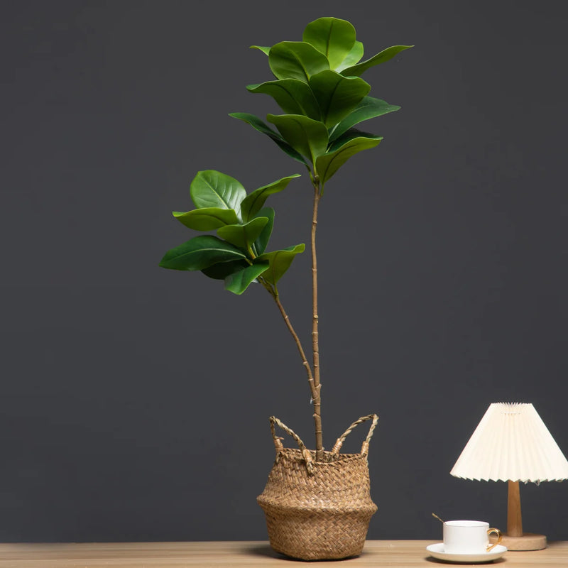 grandes plantes artificielles magnolia pour décoration jardin intérieur