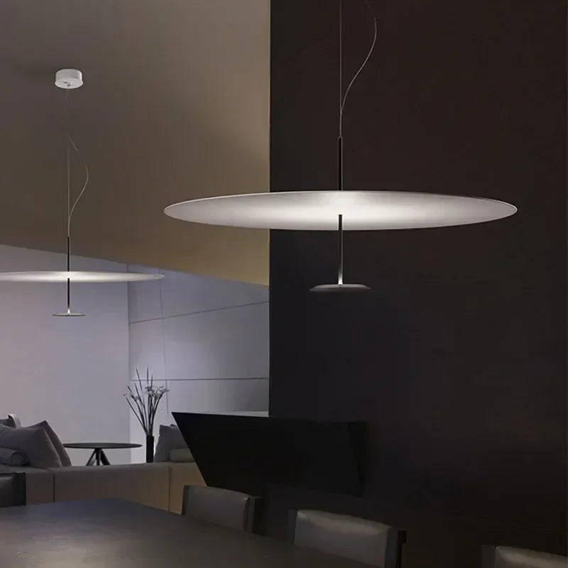 suspension luminaire ultra mince design minimaliste pour intérieur