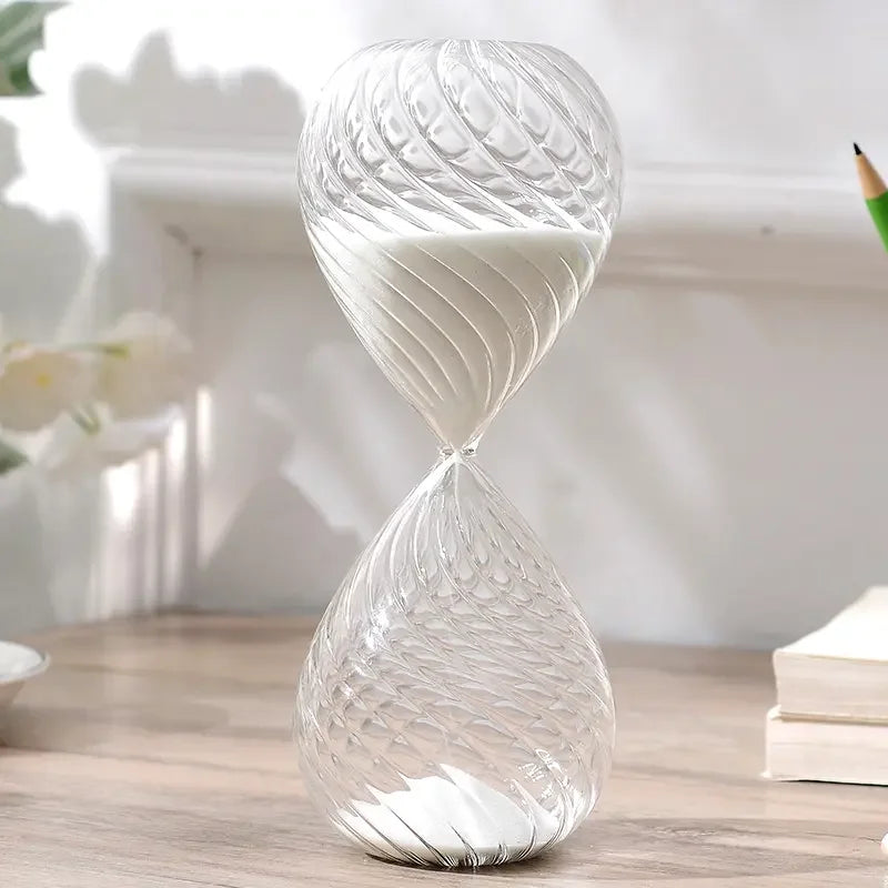 nouveau sablier en verre multicolore pour décoration et cadeau enfants