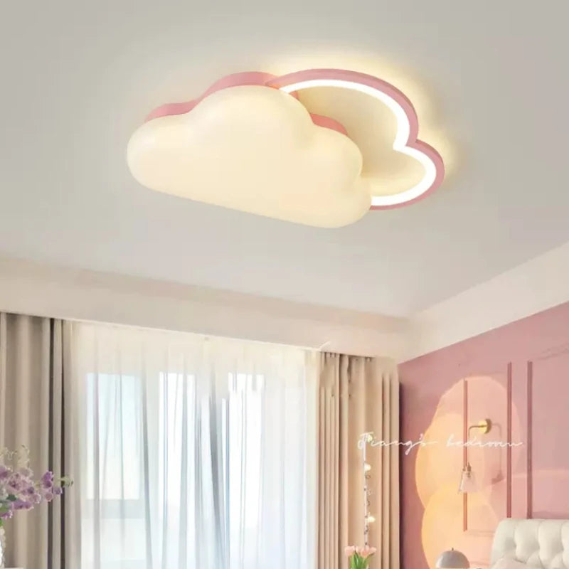 plafonnier nuage arc-en-ciel pour chambre enfant romantique et douce