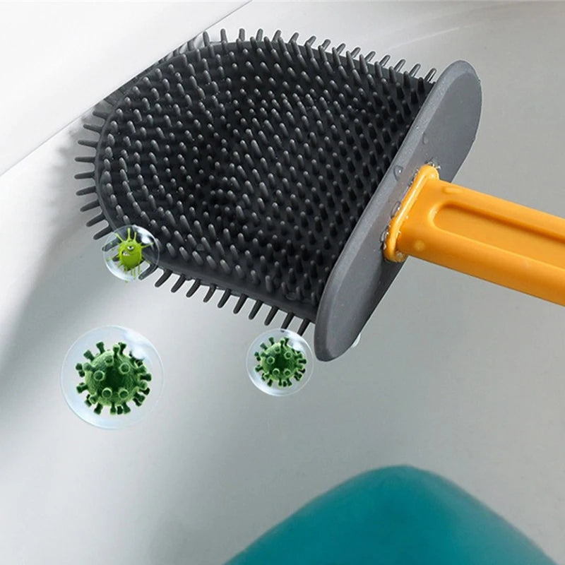 brosse de nettoyage innovante en silicone flexible et ergonomique