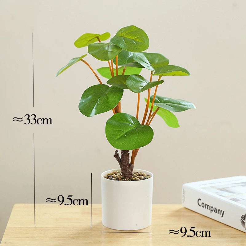 plante artificielle en pot bambou monstera pour décor bureau et maison