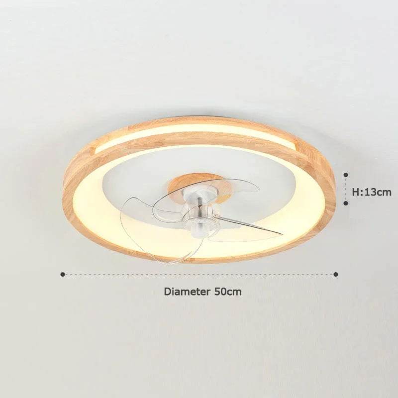 plafonnier oscillant créatif nordique avec lumière led et télécommande