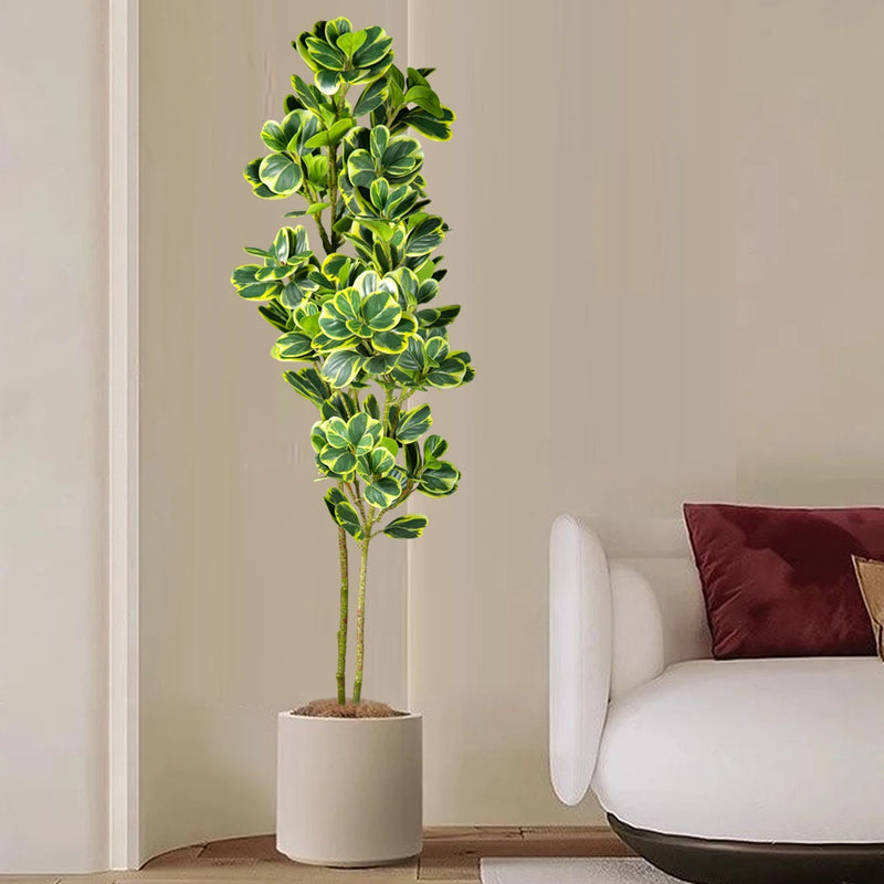 arbre artificiel ficus en plastique pour décoration extérieure