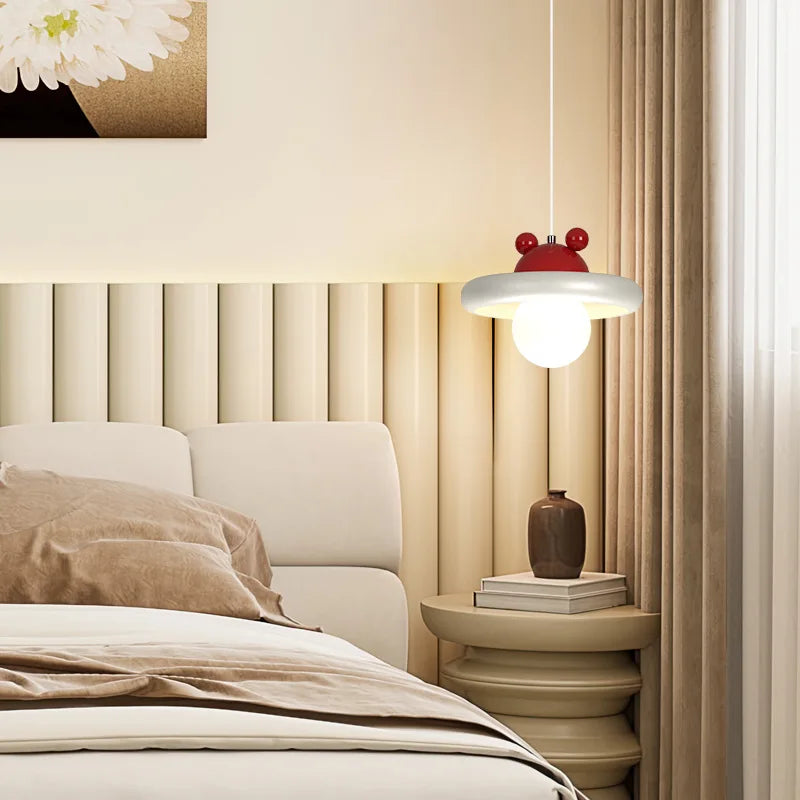 lustre moderne pour chambre d'enfant décoration nordique lumineuse