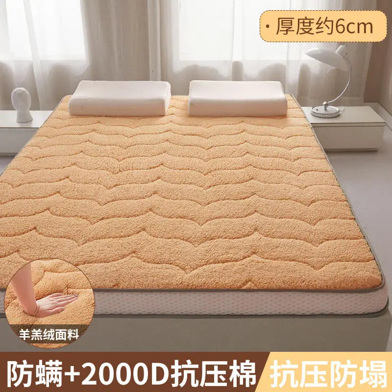 matelas en polaire d'agneau pour un hiver douillet et confortable