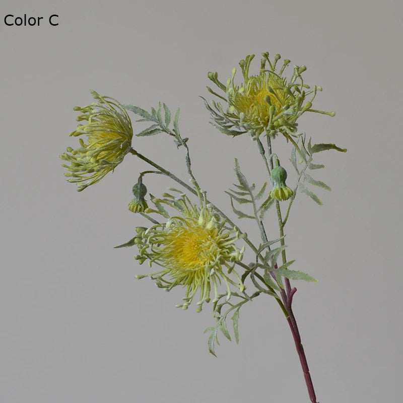 fleurs artificielles leucospermum pour décoration de mariage