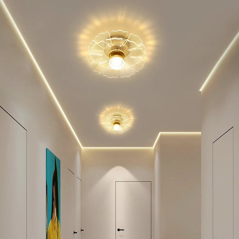 lustre de luxe minimaliste nordique avec suspensions en cristal