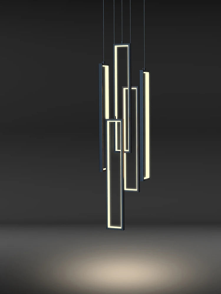 lustre suspendu moderne style loft pour intérieur élégant