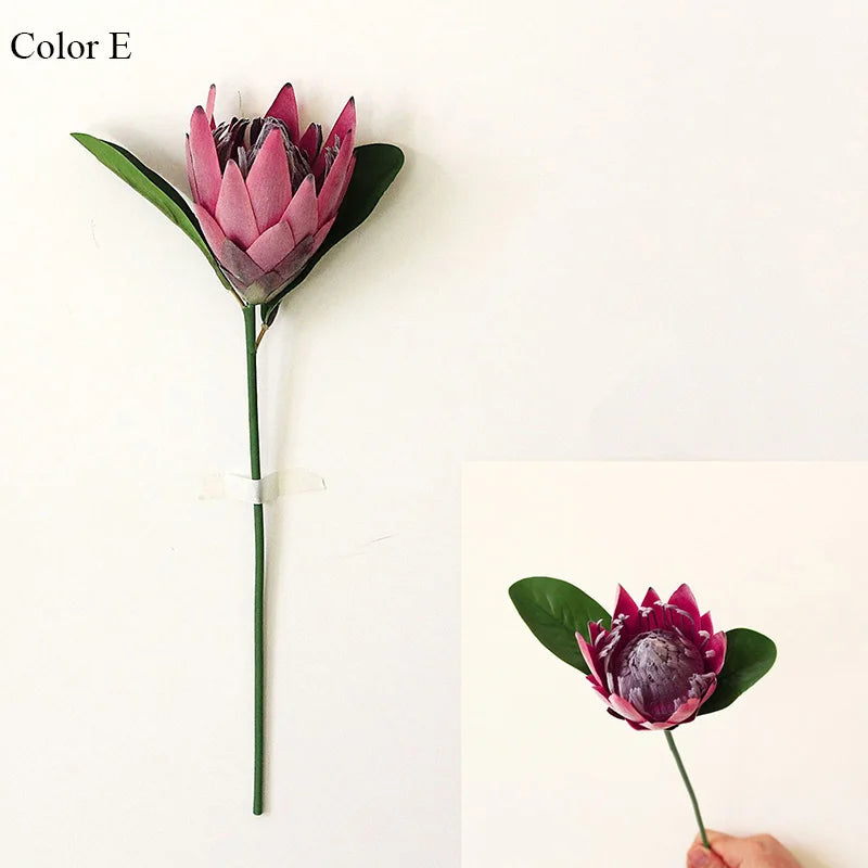 branche de protea cynaroides fleurs artificielles pour jardin et décoration