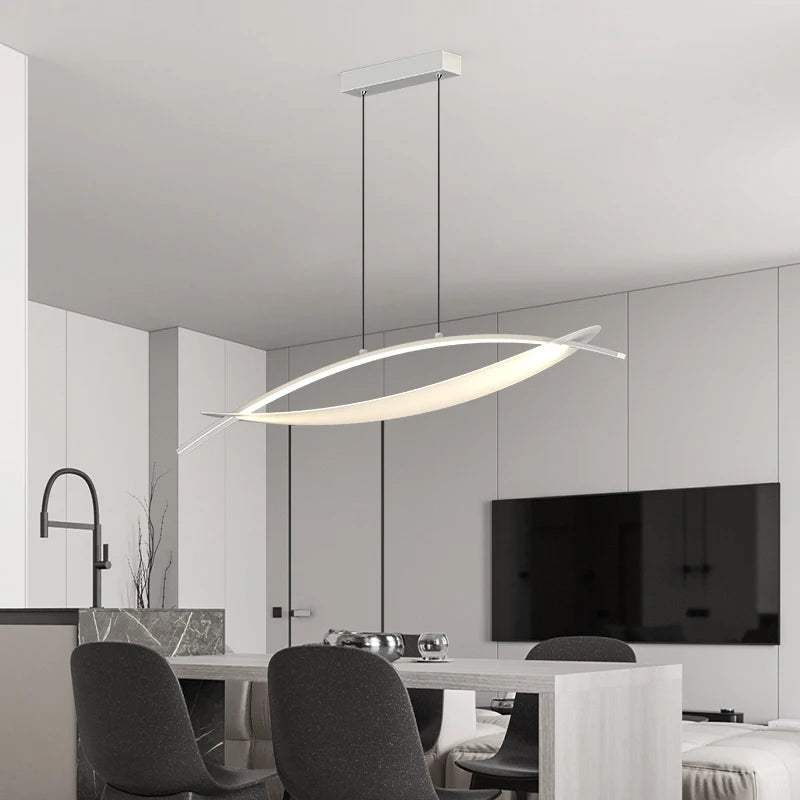 suspension led moderne pour espace contemporain et minimaliste